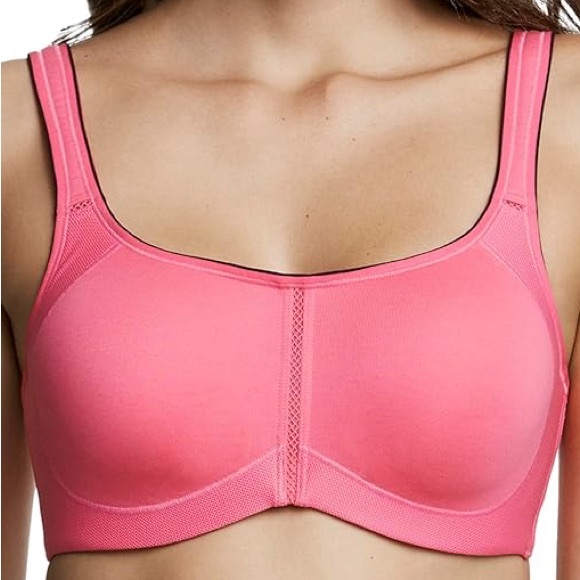 DOMINIQUE Women's pink Zoe Pro Max Support Convertible Racerback Bra style 6100 - Picture 1 of 10
